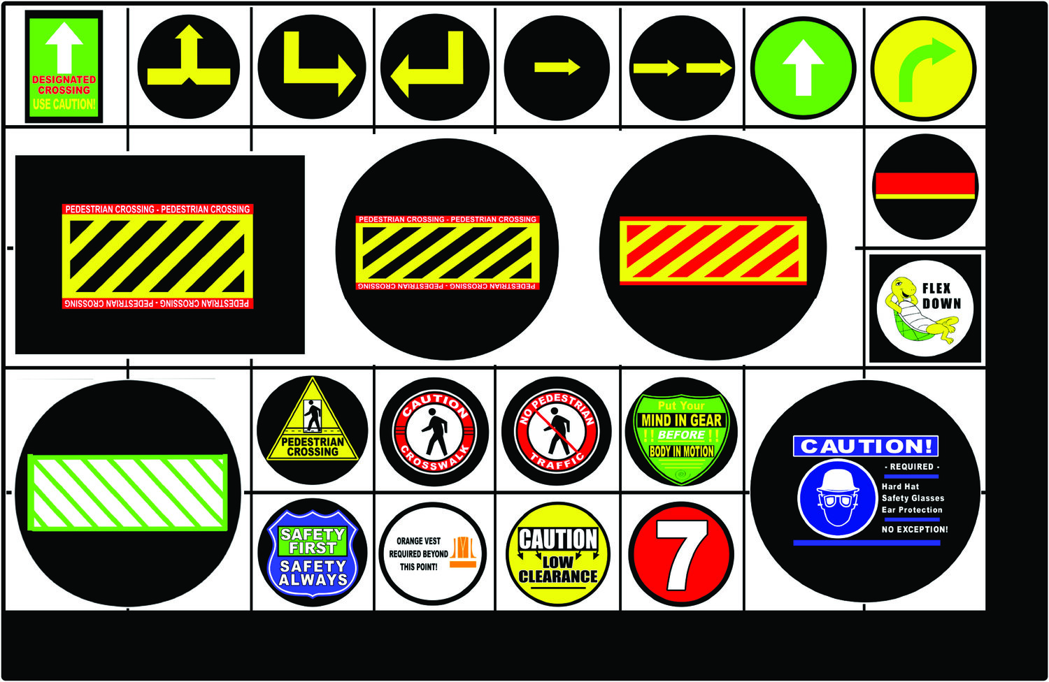 Projected+Warning+Signs